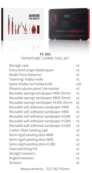 DSPIAE - "Departure" Tool Combo Set TC-S01