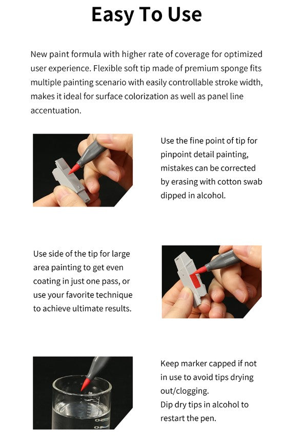 DSPIAE Soft Tipped Markers MK
